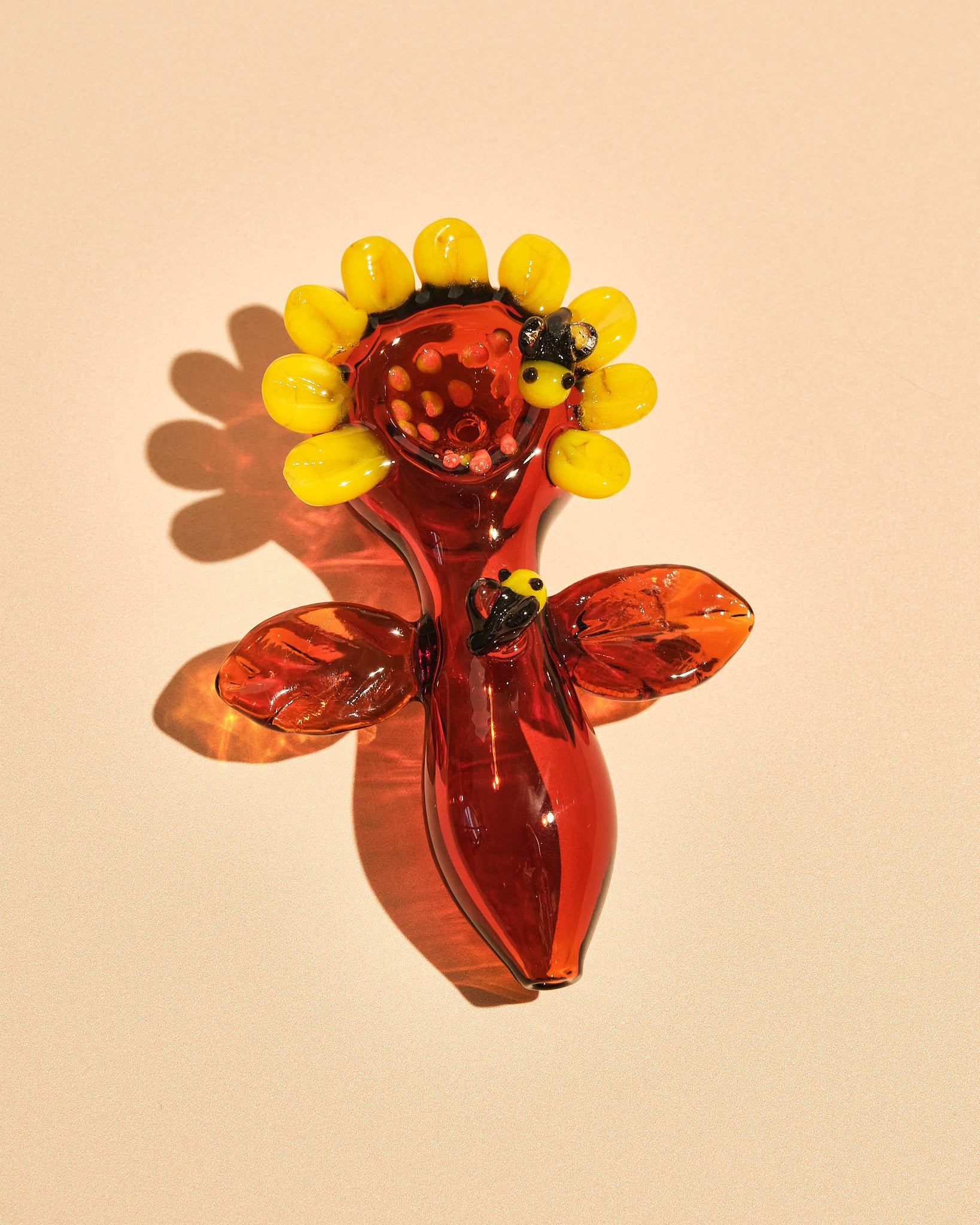 AMBER SUNFLOWER PIPE