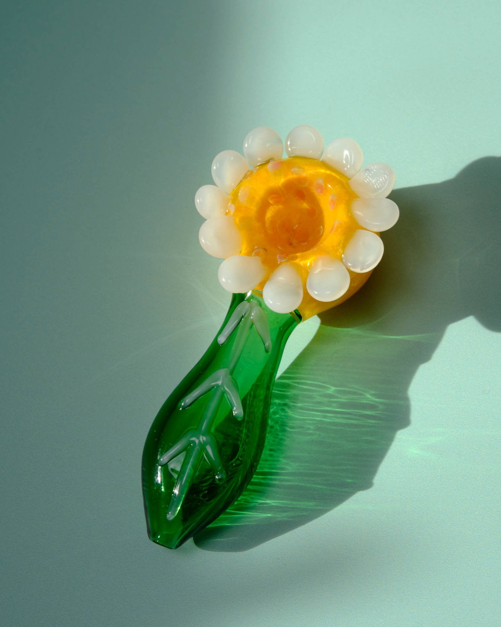 DAISY PIPE - Summer Sunset - daisy glass pipe